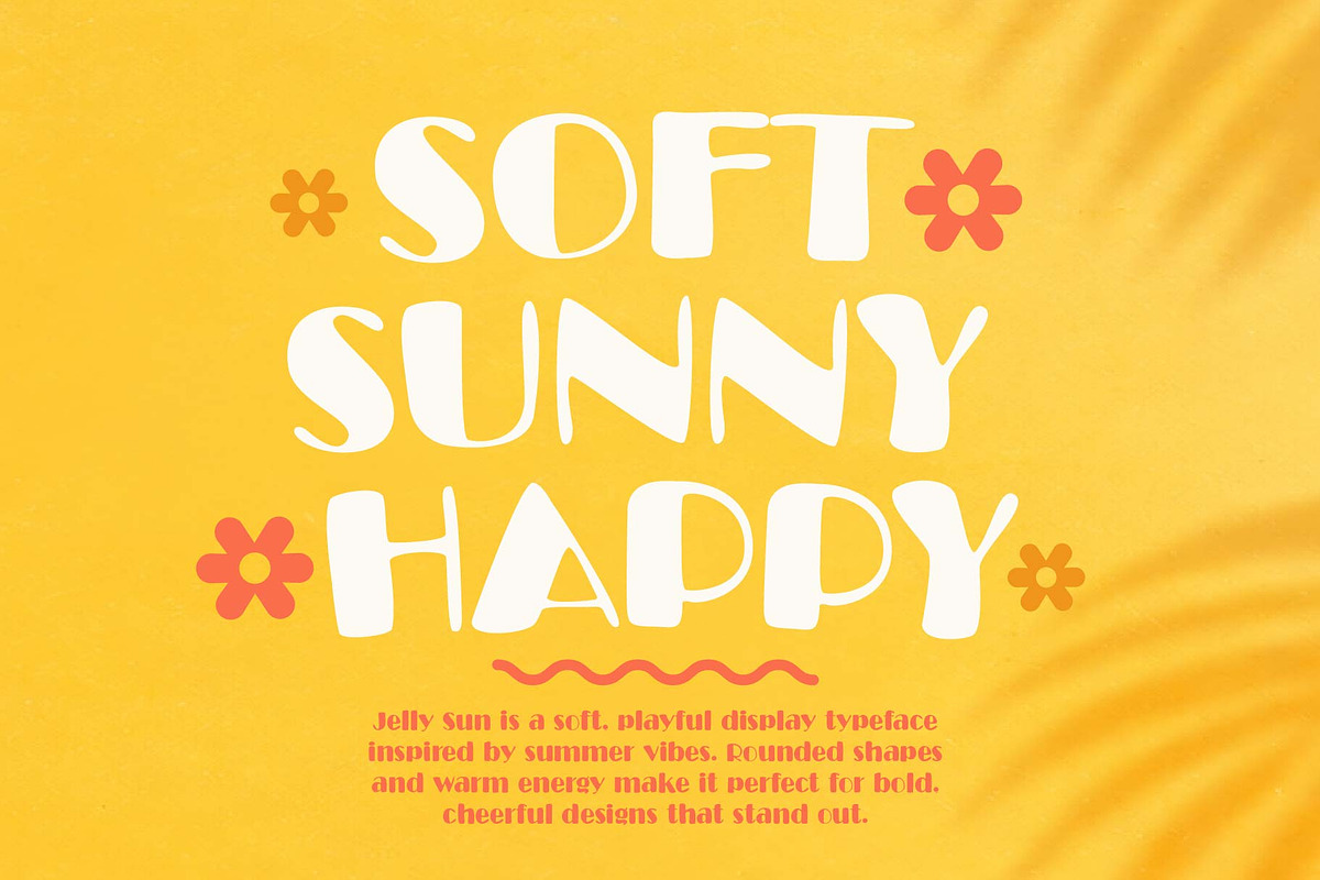 Jelly Sun Font, a Handwritten Font by KengGraphic (Photo 2 of 6)