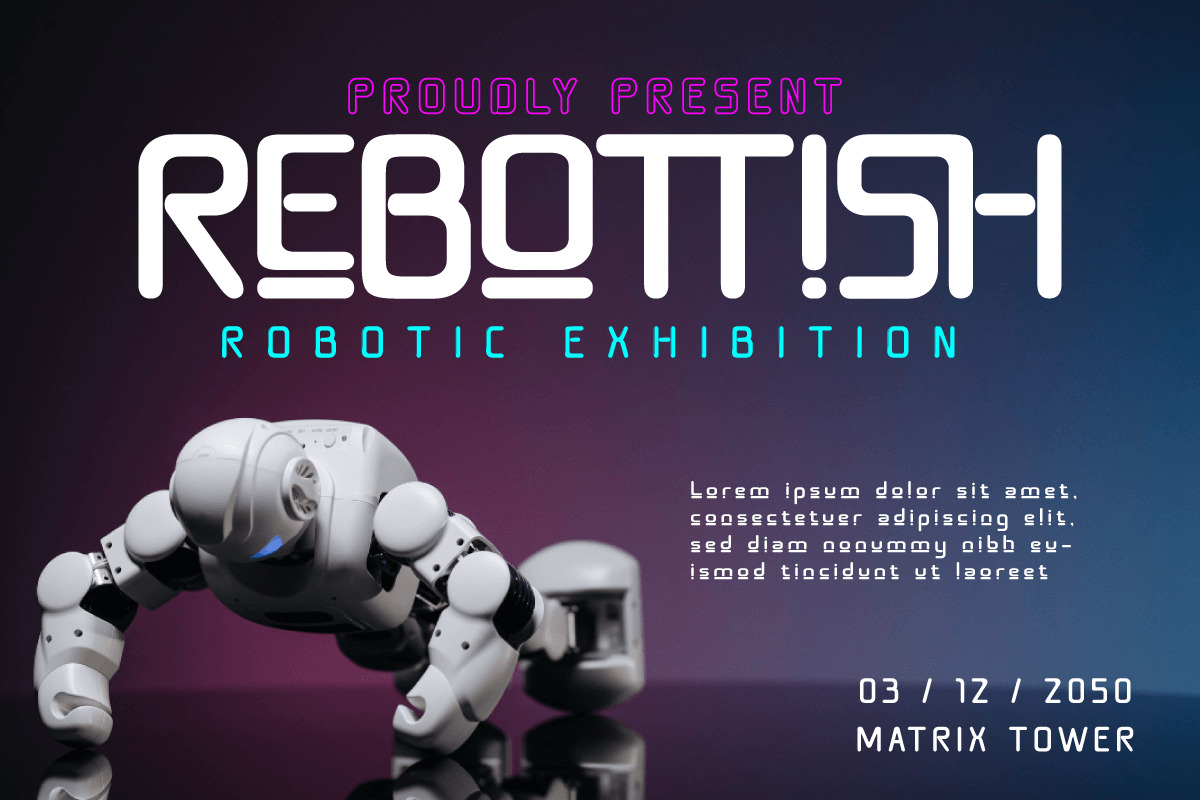 Linkero - Futuristic Font, a Sans Serif Font by twinstd (Photo 10 of 10)