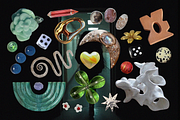 Etcetera Collage Kit Odd PNG Scraps, an Object Graphic by Mystik Vision (Thumbnail 2 of 5)