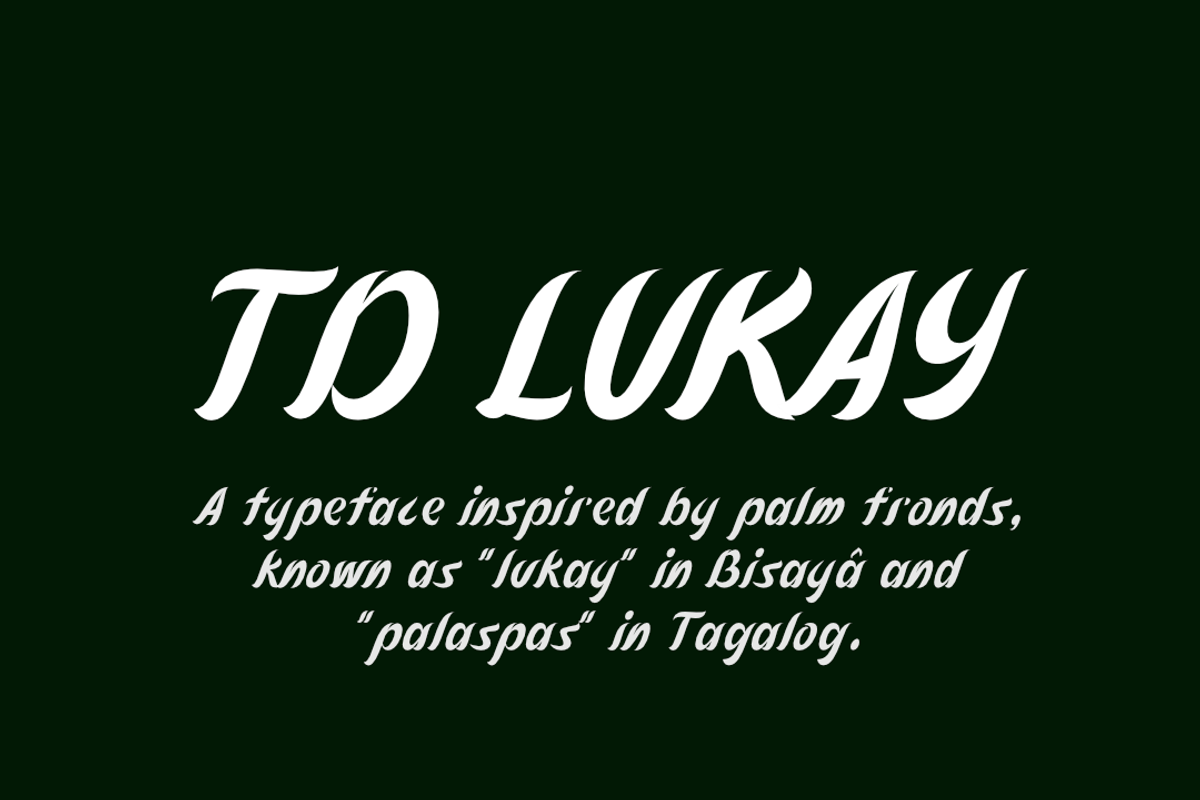 TD Lukay Pro, a Font by inucatapusan (Photo 1 of 8)