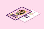 Bloomhara - ID Card, a Card Template by Fannan Studio (Thumbnail 2 of 3)