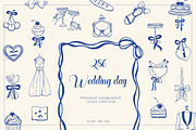 Whimsical Hand Drawn Set Wedding Day, an Object Illustration by ViktoriyaD (Thumbnail 1 of 17)