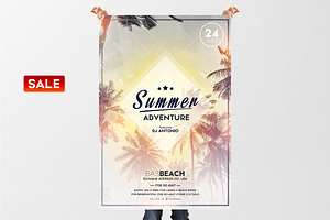 Summer Adventure - PSD Flyer, a Flyer Template by PixelsDesign
