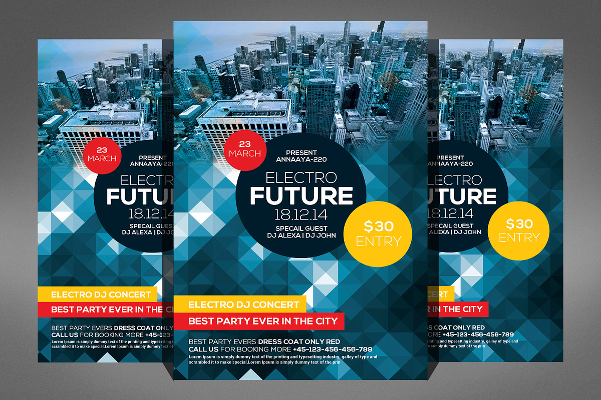 100 Party Flyer Bundle, a Flyer Template by Graphic Templates (Photo 101 of 101)