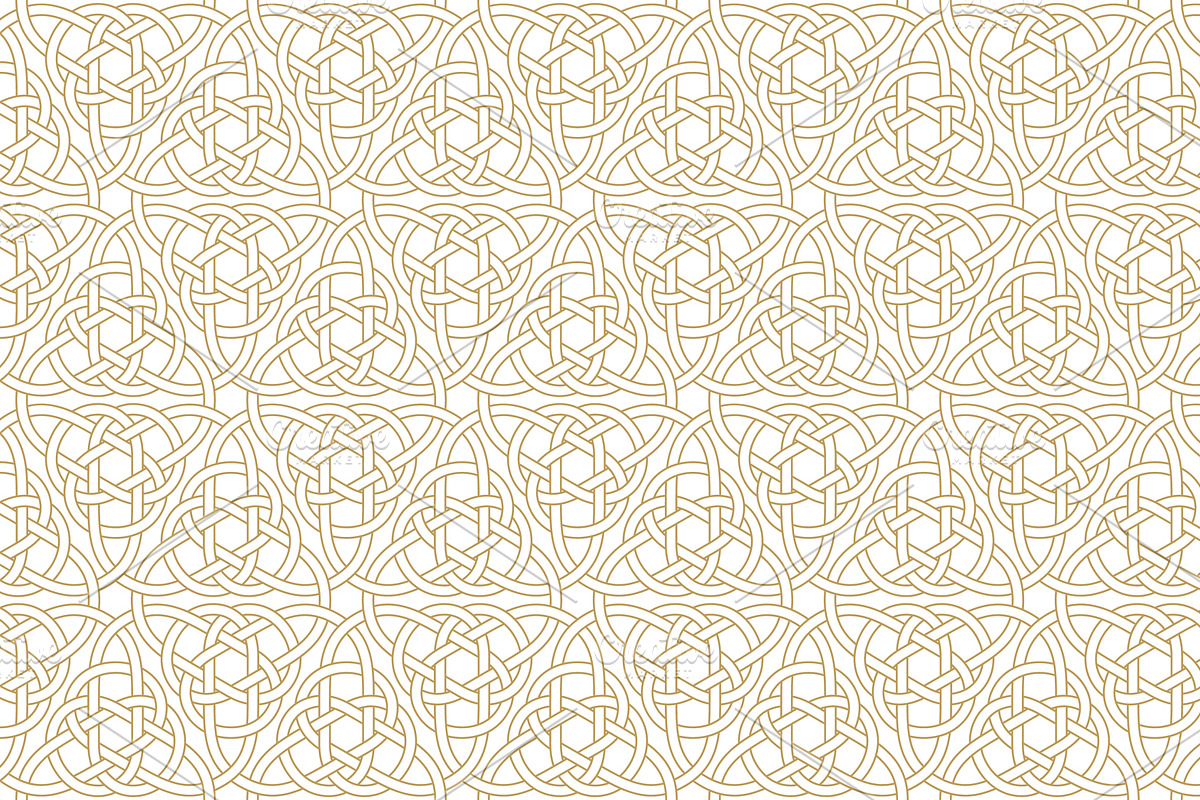 Seamless patterns in celtic style, a Pattern Graphic by RevelStockart (Photo 2 of 15)