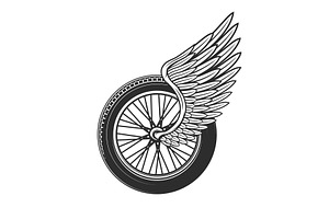 Wheel With Wing, Racing Symbol