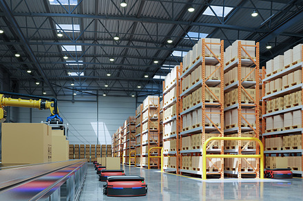 Robotic arm for packing, an Industrial Photo by vanitjan