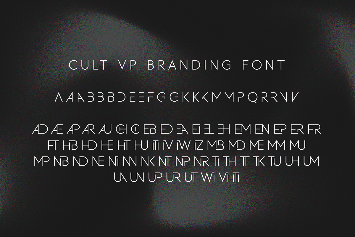 Cult VP Typeface - 20 fonts, a Sans Serif Font by VP Fonts (Photo 8 of 17)