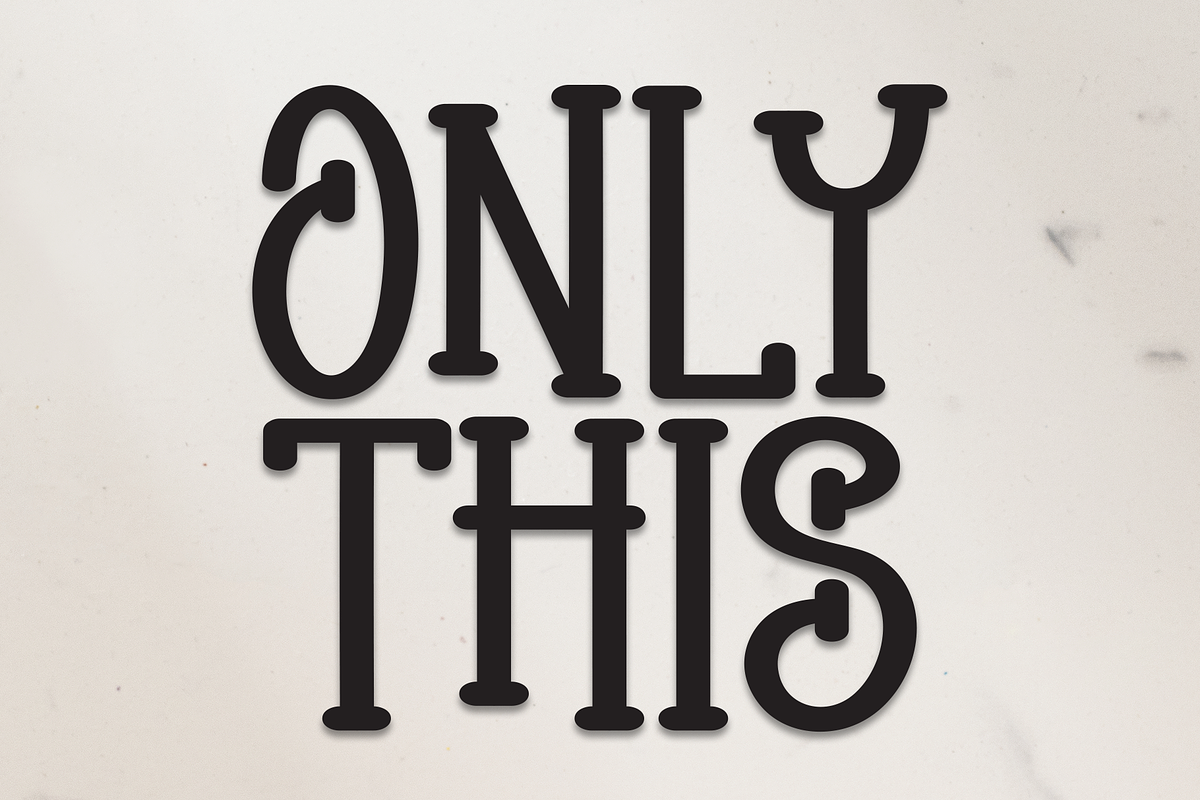 Only This | Script Font, a Script Font by Scratchones (Photo 1 of 8)