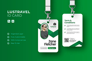 Lustravel - ID Card, a Card Template by Esensifiksi.studio