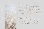 Edite Bemsaly Cyrillic Font, a Script Font by IraDvilyuk (Thumbnail 4 of 10)