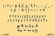 HENRI & PABLO paintbrush font, a Handwritten Font by ana & yvy (Thumbnail 15 of 15)