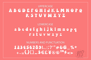 Retro Font, Groovy Font , Boho Font