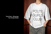 Boxy T-Shirt Mockup w/ Model, a Shirt Mockup by Mocktopia (Thumbnail 3 of 10)