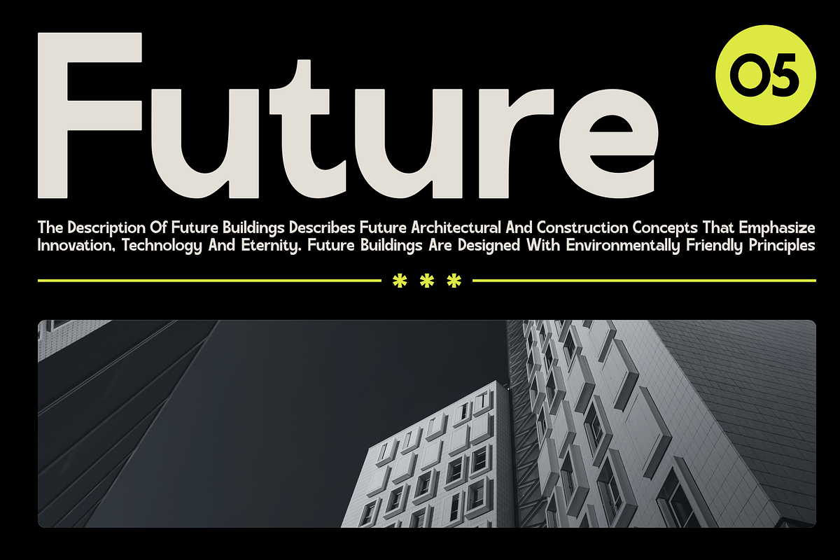 Recide - Modern Sans Serif Typeface, a Sans Serif Font by MaikoHatta (Photo 7 of 7)