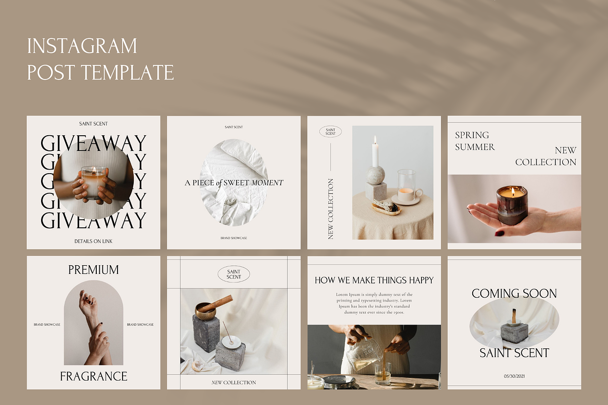 Aesthetic IG Post & Stories Template, a Social Media Template by Rumiz Design (Photo 6 of 13)