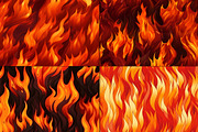 20 Seamless Fire! Fire! Patterns, a Pattern Graphic by Nordic Design (Thumbnail 8 of 9)