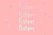 Pushpin a modern and friendly, a Sans Serif Font by Fontcastle (Thumbnail 5 of 6)