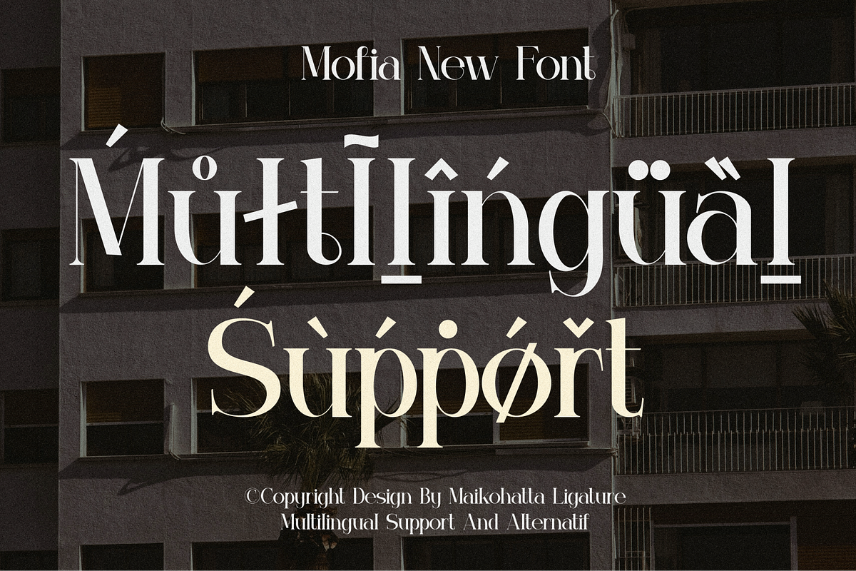 Mofia - Modern Serif Font, a Serif Font by MaikoHatta (Photo 3 of 7)