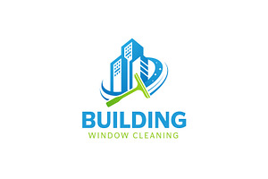 Building Cleaning Service Logo, a Branding & Logo Template by Distrologo