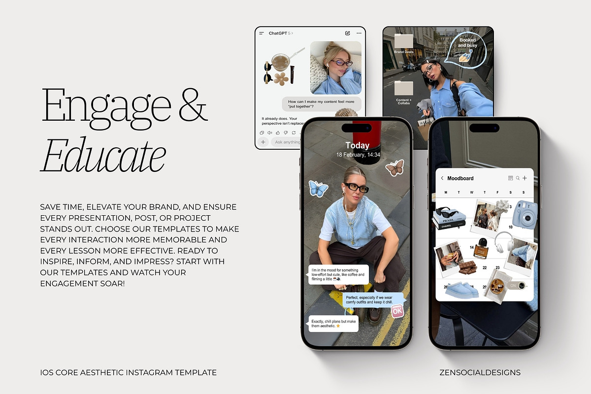 iOS Core Instagram Templates, a Social Media Template by ZenSocialDesigns (Photo 8 of 9)