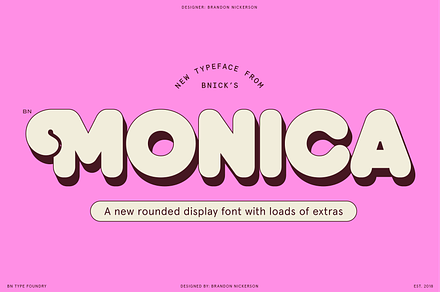 BN Monica Bold Sans Serif