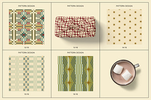 Geometric Christmas Patterns