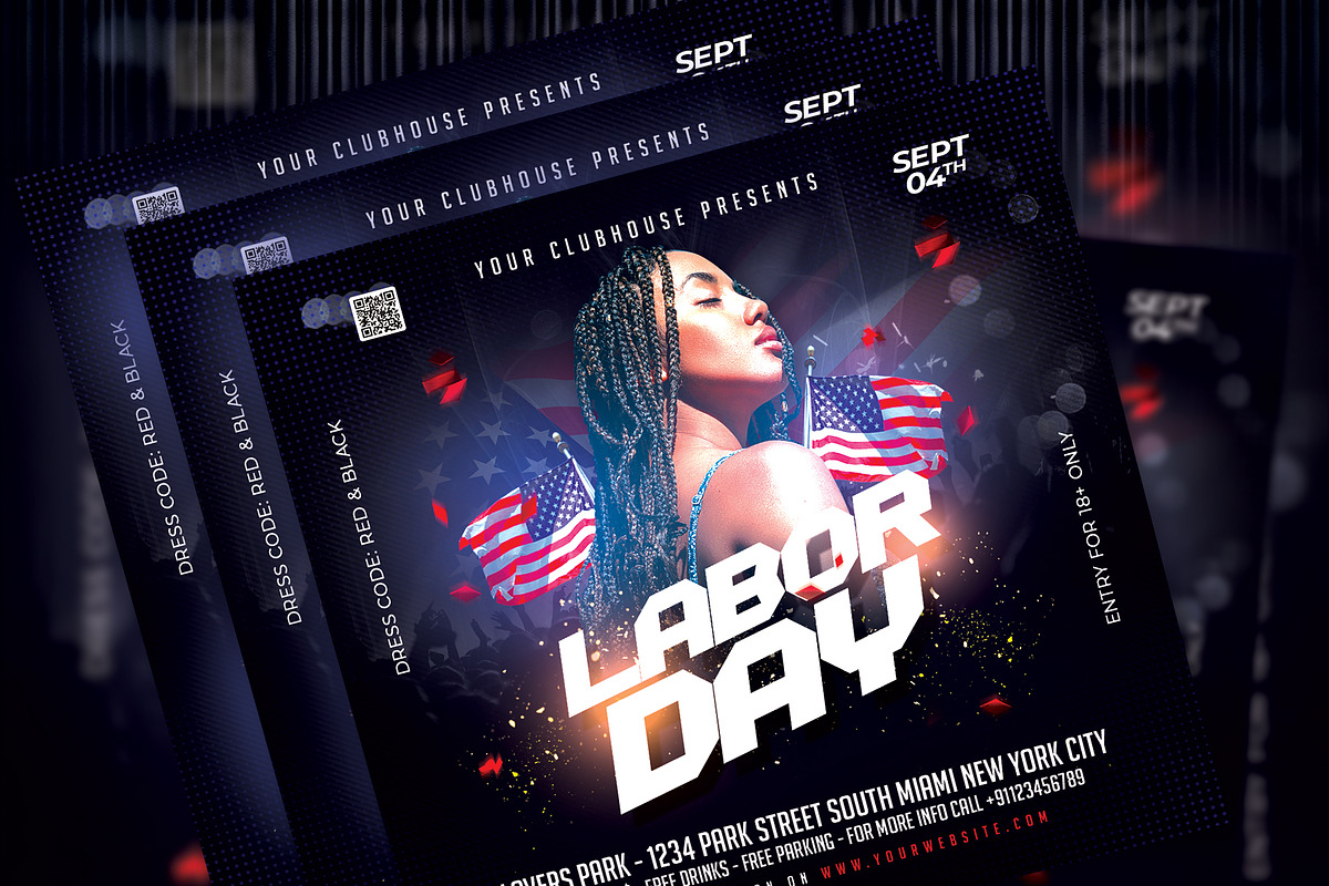 Labor Day Flyer, a Templates & Theme by MithilaCreation (Photo 5 of 6)