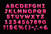 Pink Balloon Font, a Sans Serif Font by Handmadefont (Thumbnail 2 of 21)