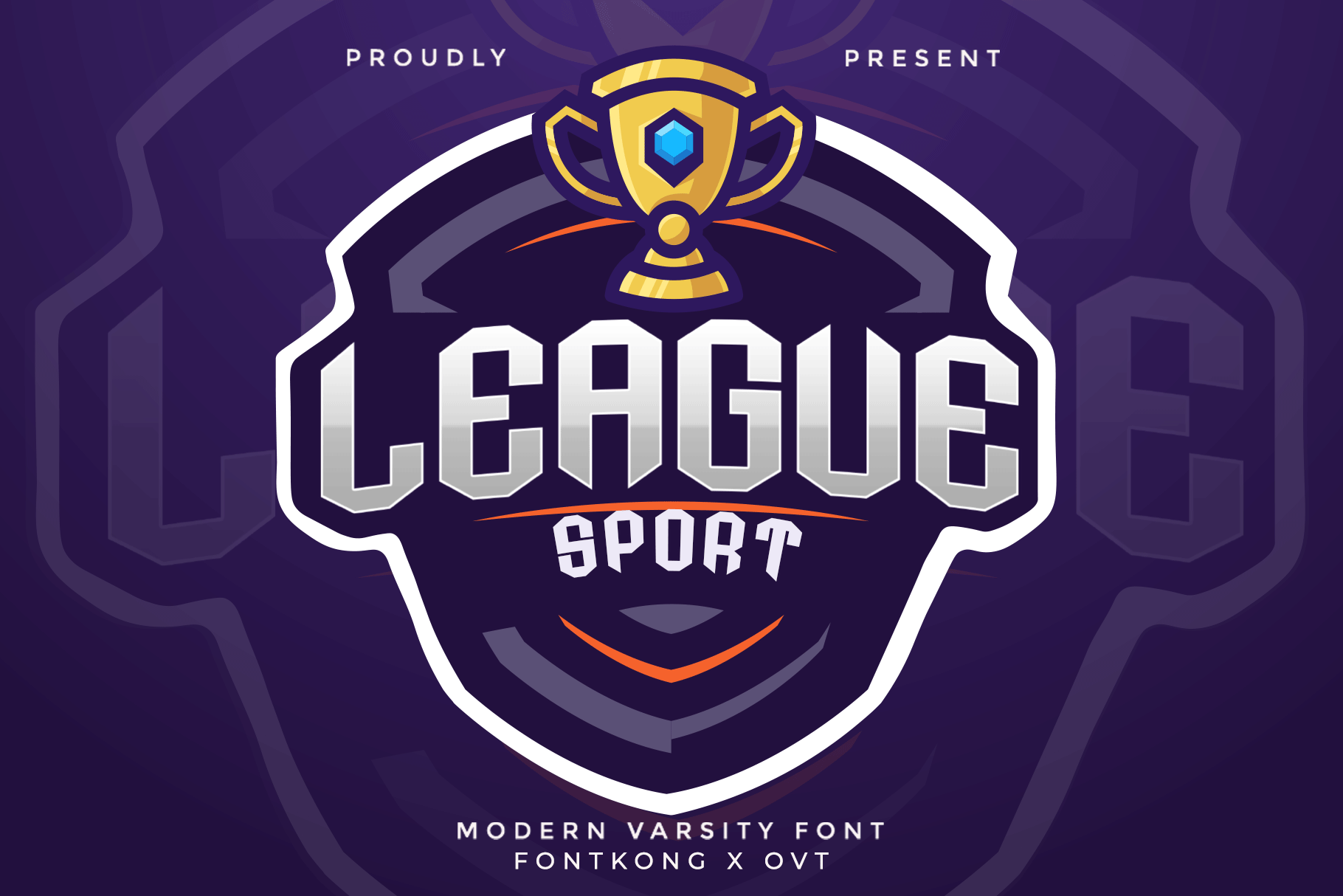 League Sport - Modern Varsity Font, a Serif Font by overlaytemplates