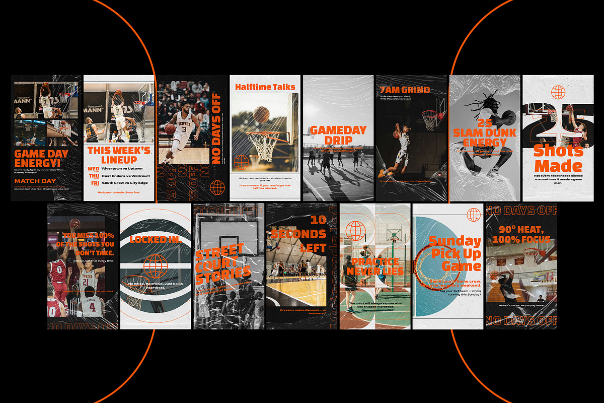 Urban Hoop Instagram Template, a Social Media Template by Nenjo Studio (Photo 5 of 5)