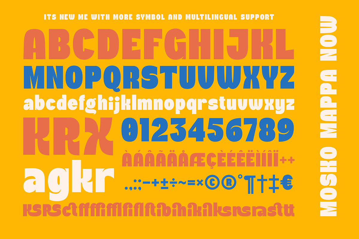 Mosko Mappa Now – Bold Display Font, a Sans Serif Font by Brainwaves.Studio (Photo 3 of 7)