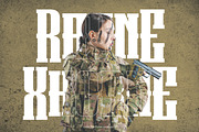 Deadhammer - Millitary Font, a Serif Font by Flawless And Co (Thumbnail 3 of 10)