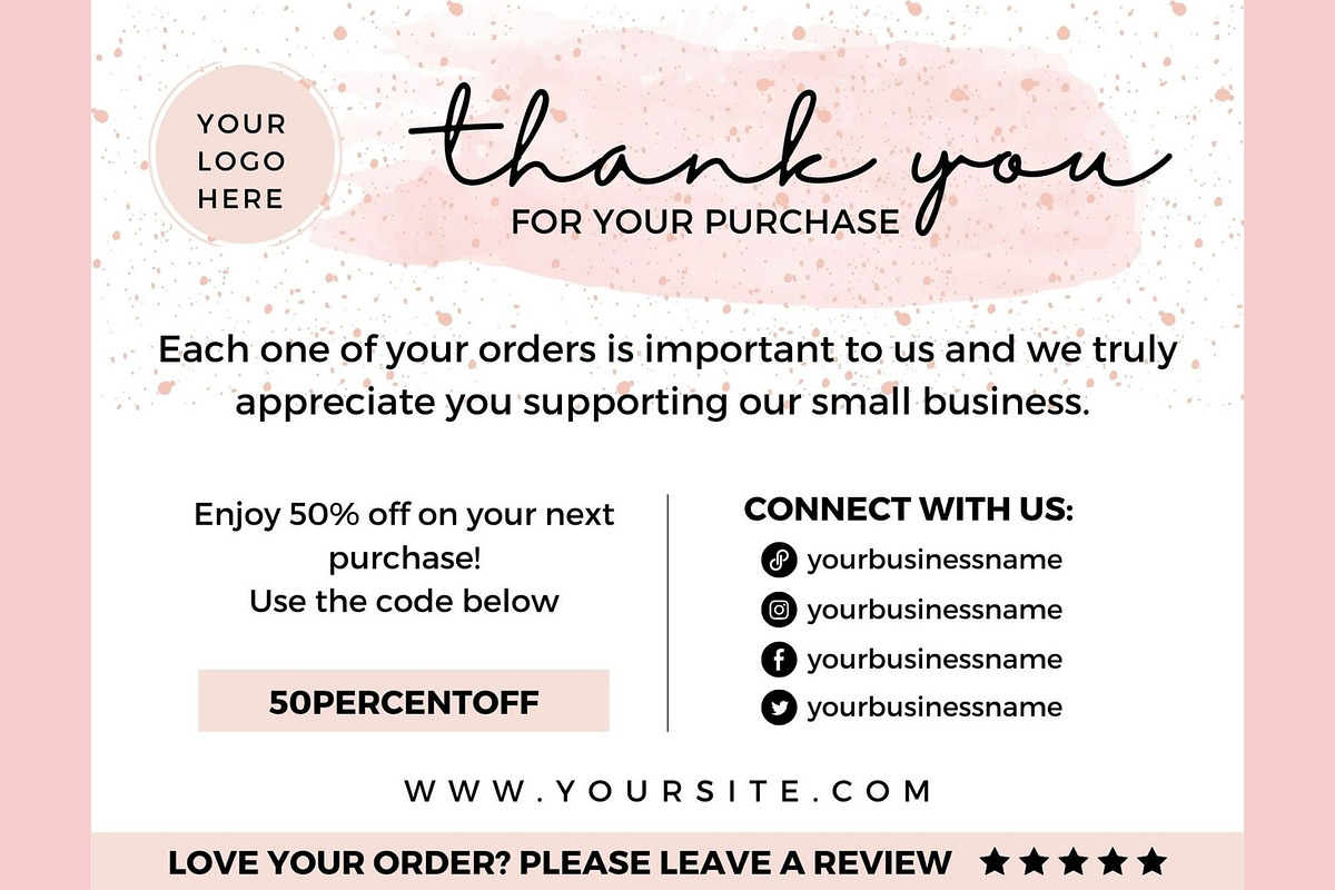 Business Thank You Card Canva 8, a Card Template by bonadigitals (Photo 2 of 3)