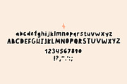 Handwritten cutout font ASIVIK, a Font by Ashiya Pixel (Thumbnail 3 of 11)