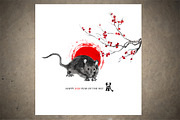 Rats Sumi-e, an Animal Illustration by StabuLaRasa illustration (Thumbnail 8 of 18)