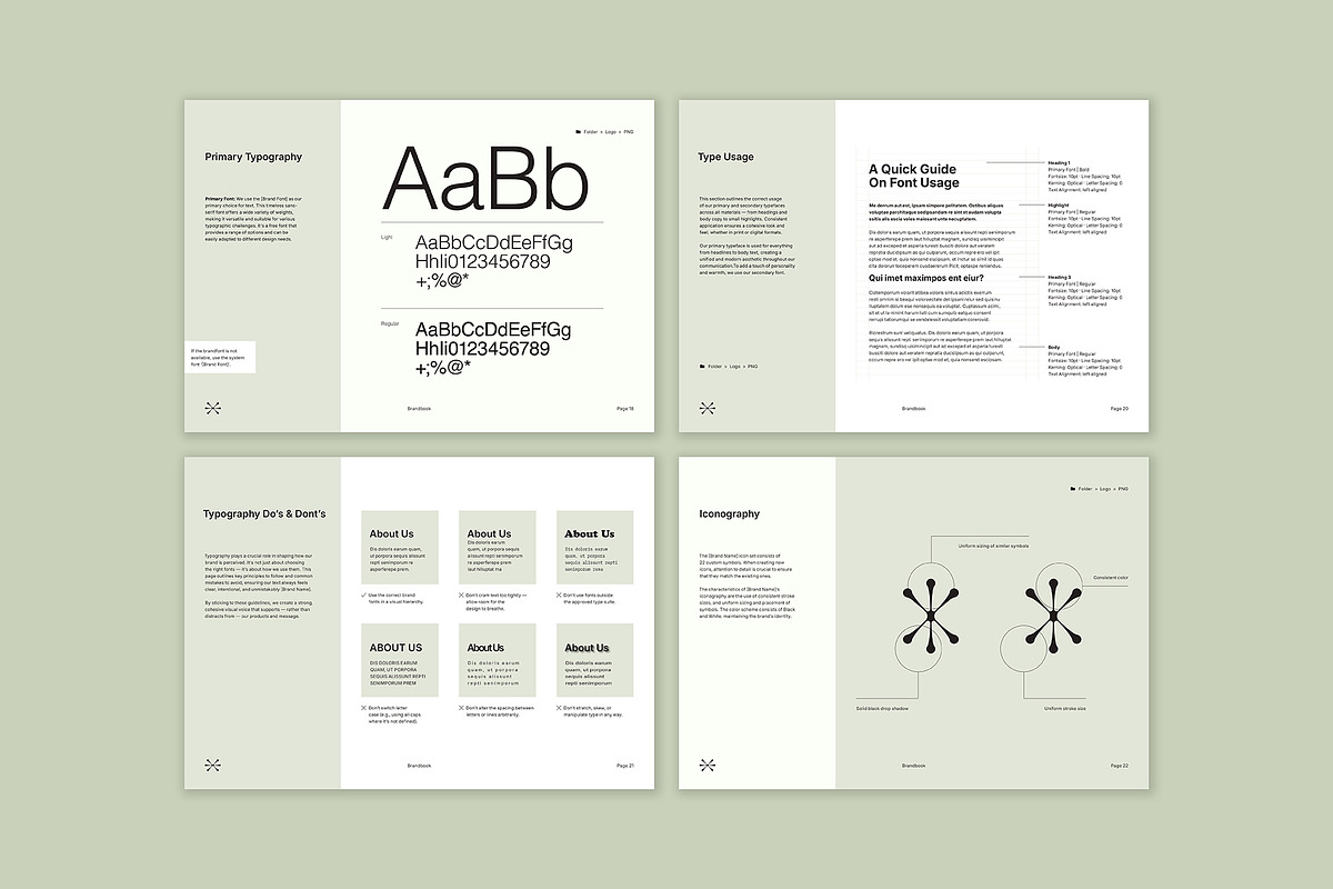 Brand Style Guide | Minimalistic, a Branding & Logo Template by Vermeulen Design Studio (Photo 5 of 7)