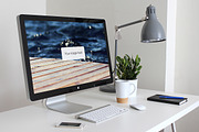 Thunderbolt Display Mockups, a Mac Mockup by Medialoot (Thumbnail 2 of 3)