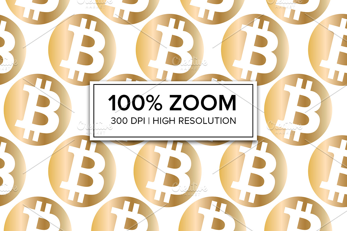 Bitcoin Seamless Pattern Bundle, a Pattern Graphic by PATTERNBASE (Photo 4 of 7)