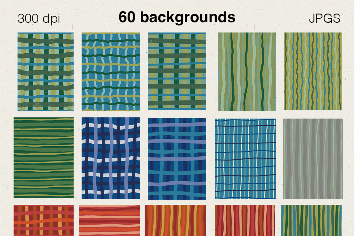 Earth & LINE: Hand Drawn Backgrounds, a Background Graphic by Sweet Fig (Photo 3 of 9)