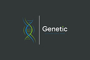 Genetic Logo Science Medical Health, a Branding & Logo Template by Signatoro (Thumbnail 2 of 2)