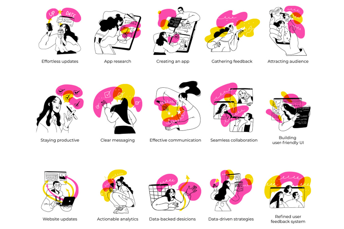 Clean set of business illustrations, a Person Illustration by StonePic (Photo 3 of 3)