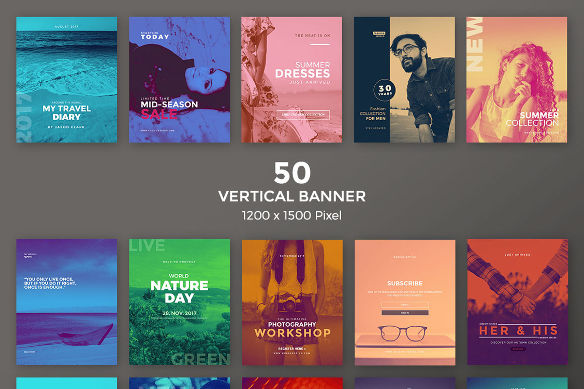 Duo Tone - Social Media Pack, a Social Media Template by Imagination Area (Photo 3 of 4)