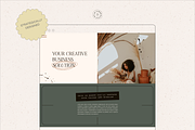 Adelpha Showit Web Template, a Websites & App Template by Figue Studio (Thumbnail 2 of 5)