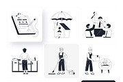 Home Owner Illustration Set, an Outline Icon by Vectors Market (Thumbnail 9 of 10)