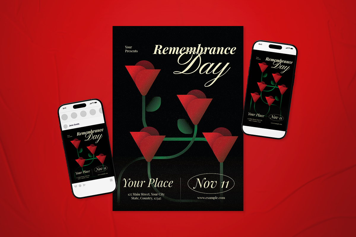 Remembrance Day Flyer Set, a Flyer Template by The Good Store (Photo 1 of 2)