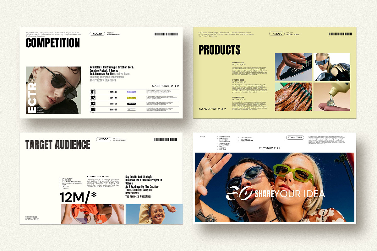 Creative Brief Campaign Template, a Presentation Template by Studio Industry (Photo 3 of 9)