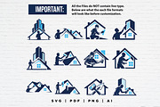 12 Drywall Plastering Logo Bundle, a Branding & Logo Template by Guavanaboy (Thumbnail 2 of 3)