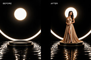 Black Water Podium Digital Backdrops, a Background Graphic by Chipshpow Graphics (Thumbnail 8 of 10)