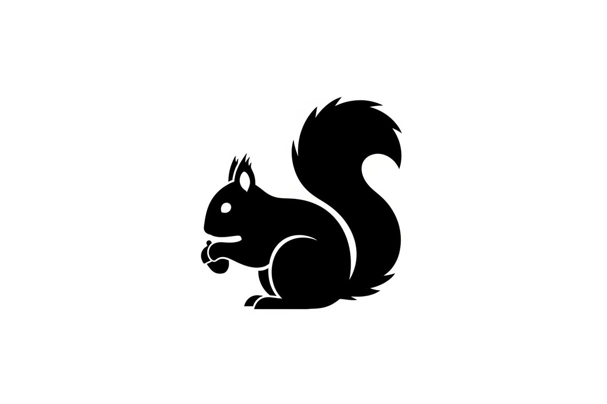 Black Squirrel Vector Icon Bundle, an Illustration by jahid234 (Photo 2 of 51)